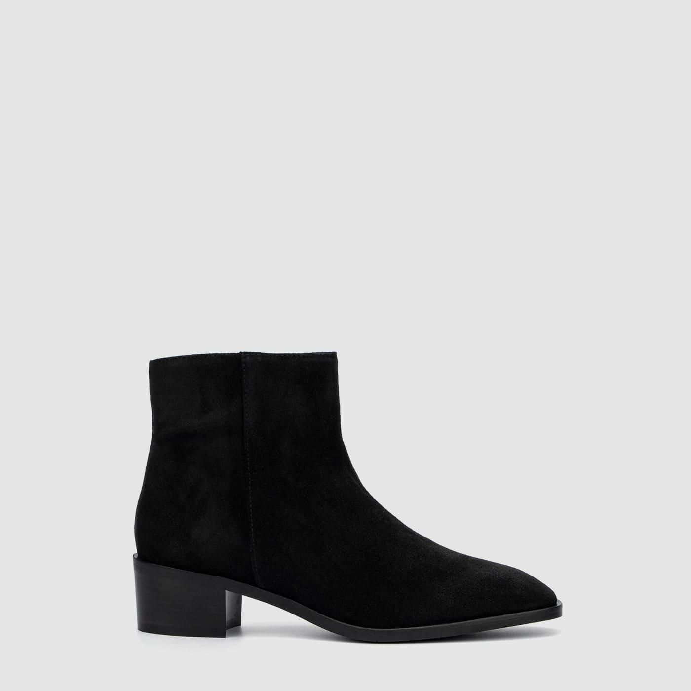 Chelsea Boot Aquatalia Weatherproof Block Heel Bootie Reeta Black