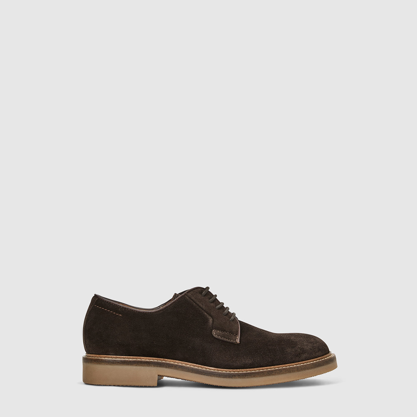 Aquatalia Brown Suede Oxford Lace Up Weatherproof Shoes Men\'s Size 13 Aquatalia - Leon Dark Brown Suede Weatherproof Derby Shoe main image 4