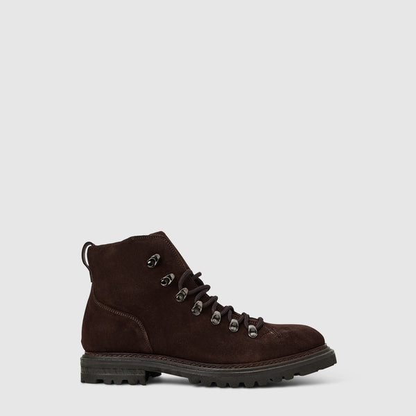 AQUATALIA Leaston Suede Boots Dark Brown Color DENALI HIKER BOOT – Aquatalia® main image 4